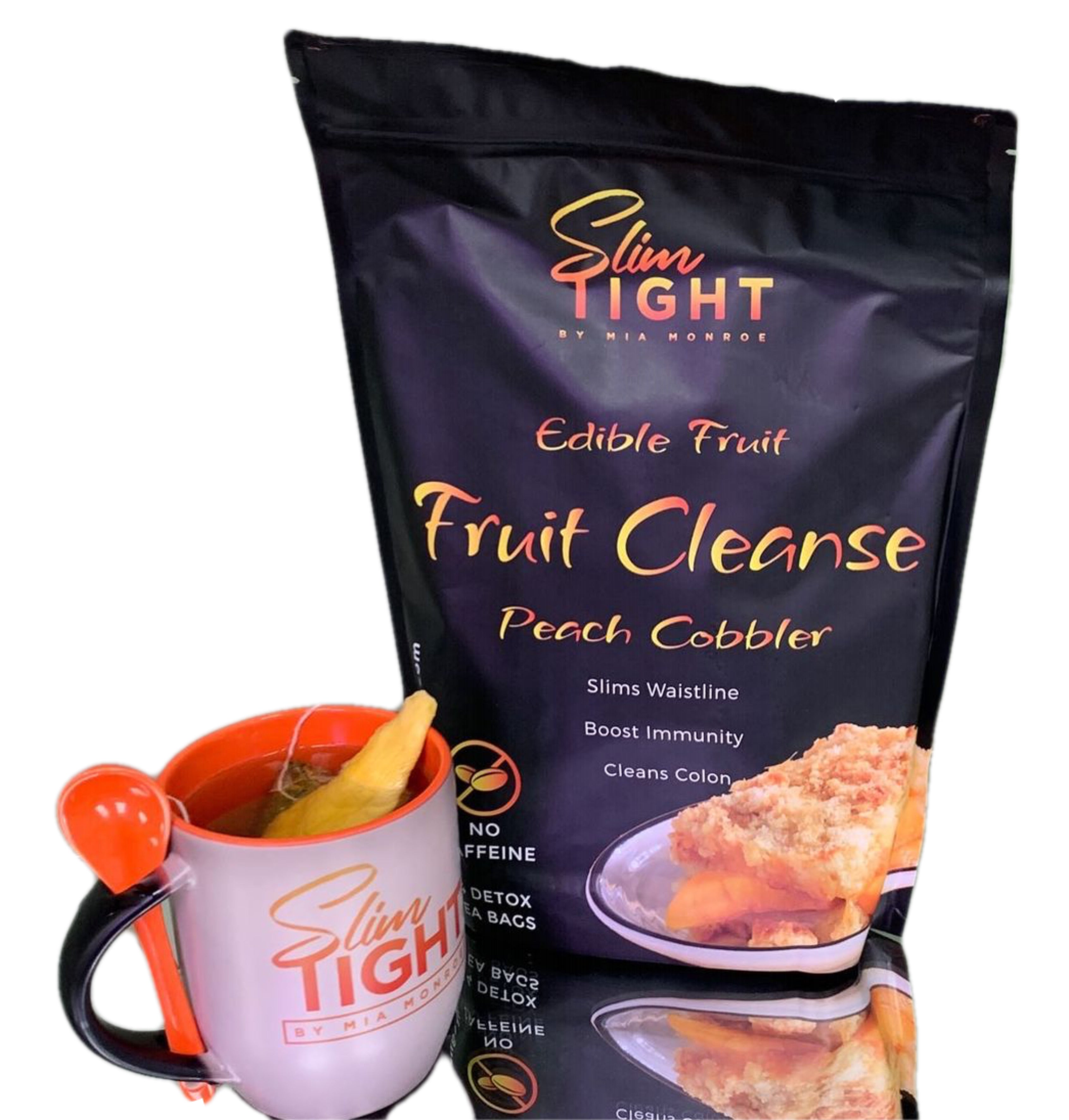 Peach Cobbler Fruit Cleanse Tea w/Signature Magic Mug
